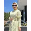 Kahma Nakış İşlemeli Gömlek Elbise