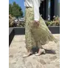 Kahma Şifon Pliseli Etek