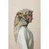 Maisa Su Masalı Çift Taraflı 90X90 Twil İpek Eşarp
