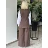 Kayra Süet Yelek Pantolon Takım KA16014