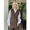 Kayra Süet Yelek Pantolon Takım KA16014