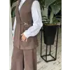 Kayra Süet Yelek Pantolon Takım KA16014