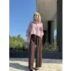 Almarwah Asimetrik Kısa Poplin Gömlek 101027