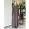 Almarwah Yırtmaç Detaylı Tam Boy Tunik Pantolon Takım 203047