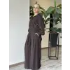 Almarwah İşleme Detaylı Gömlek Pantolon Takım 203102