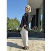 Almarwah Yandan Yırtmaçlı Modal Gömlek 101025