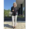 Almarwah Yandan Yırtmaçlı Modal Gömlek 101025