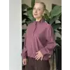 Kayra Dik Yaka Rayon Bluz KA11004