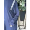 Kayra Rahat Kesim Kapüşonlu Tunik Pantolon Takım KA16031