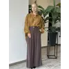 Almarwah Bebe Yaka Tencel Gömlek Pantolon Takım 203109