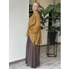 Almarwah Bebe Yaka Tencel Gömlek Pantolon Takım 203109