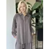 Almarwah Omuz Dantel Detaylı Gömlek Pantolon Takım 202983