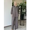 Almarwah Omuz Dantel Detaylı Gömlek Pantolon Takım 202983