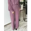 Almarwah Çıt Detaylı Uzun Tunik Pantolon Takım 202971Y