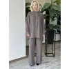 Almarwah Çıt Detaylı Uzun Tunik Pantolon Takım 202971Y