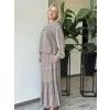 Almarwah Beli Lastikli Cepli Etek Bluz Takım 203025