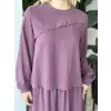 Almarwah Beli Lastikli Cepli Etek Bluz Takım 203025