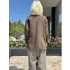Almarwah A Kesim Asimetrik Poplin Gömlek 101033