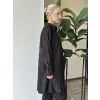 Kayra Boncuk İşlemeli Büyük Beden Rayon Tunik / Gömlek KA21015