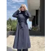 Kayra Kuşaklı Dik Yaka Trençkot KA74002