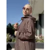 Kayra Kapüşonlu Kapitone Uzun Giyçık Kap KA25011