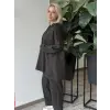 Almarwah Spor Dikiş Detaylı Sweat Pantolon Takım ALL3000