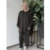 Almarwah Spor Dikiş Detaylı Sweat Pantolon Takım ALL3000