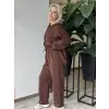 Almarwah Spor Dikiş Detaylı Sweat Pantolon Takım ALL3000