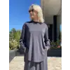 Almarwah Asimetrik Tunik Anvelop Pantolon Takım 203049