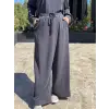 Almarwah Asimetrik Tunik Anvelop Pantolon Takım 203049