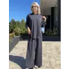 Almarwah Asimetrik Tunik Anvelop Pantolon Takım 203049