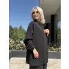 Almarwah Fermuarlı Modal Üçlü Kap Tunik Pantolon Takım 203076