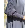 Ghisa Triko Detaylı Ribanalı Krep Tunik G4492K
