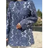 Ghisa Etnik Desen Yakma Kumaş Fit Ceket G3427