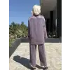 Ghisa Renk Kombinli Tunik Pantolon Takım G9412