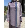 Ghisa Renk Kombinli Tunik Pantolon Takım G9412