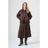 Misswhence Süet Plise Etek 40901