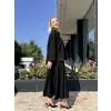 Kahma Boncuk İşleme Detaylı Gömlek Etek Takım