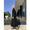 Kahma Boncuk İşleme Detaylı Gömlek Etek Takım