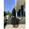 Kahma Boncuk İşleme Detaylı Gömlek Etek Takım