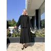 Kahma Boncuk İşleme Detaylı Gömlek Etek Takım