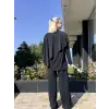 Qupra Panço Kombinli Modal Pike Kumaş Tunik Pantolon Takım WAF2276