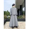 Kayra Tüvit Kumaş Ceket Etek Takım KA16030Y