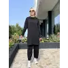 Kayra Kapüşonlu Cepli Modal Sweatshirt KA21047