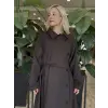 QooQ Store Anvelop Asimetrik Trench 27FW601