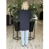 Kayra Boncuk İşlemeli Büyük Beden Tunik / Gömlek KA11019