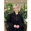 Kayra Kapitone Görünümlü Yarım Fermuarlı Sweat KA16034