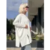 Almarwah Yandan Yırtmaçlı Viscon Tunik 102227