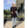 Almarwah Yandan Yırtmaçlı Viscon Tunik 102227