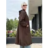 Beiaz Nora Büzgülü Trençkot SK271001